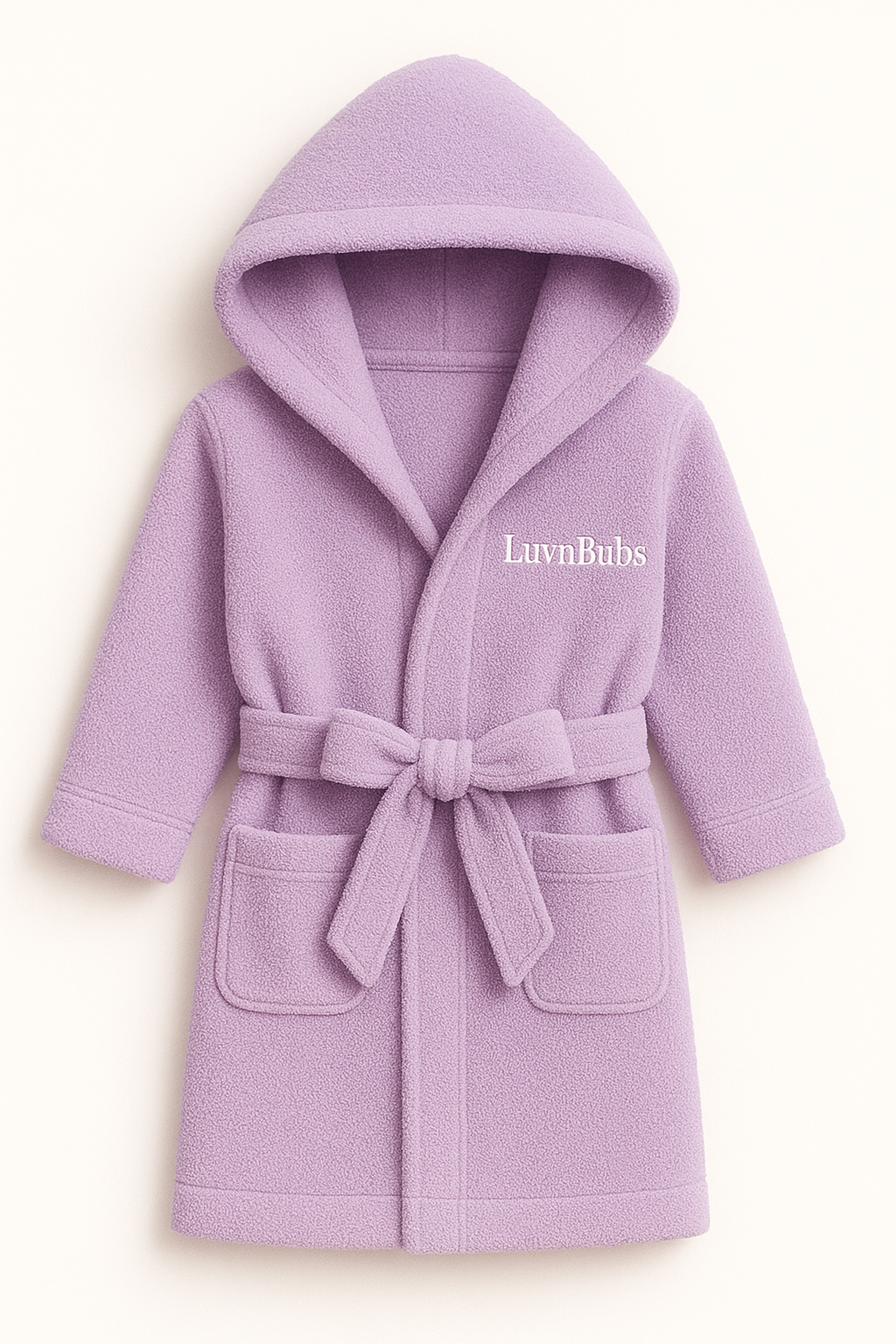 LuvnBubs Plush Hooded Bath Robes