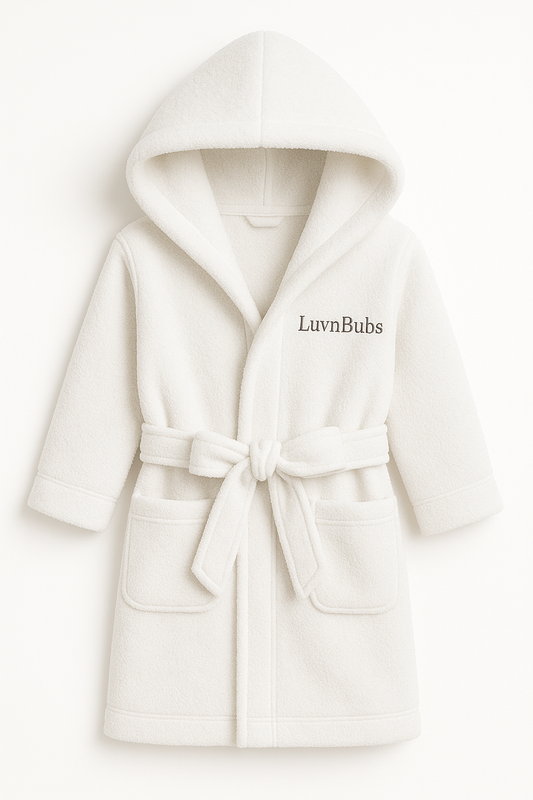 LuvnBubs Plush Hooded Bath Robes